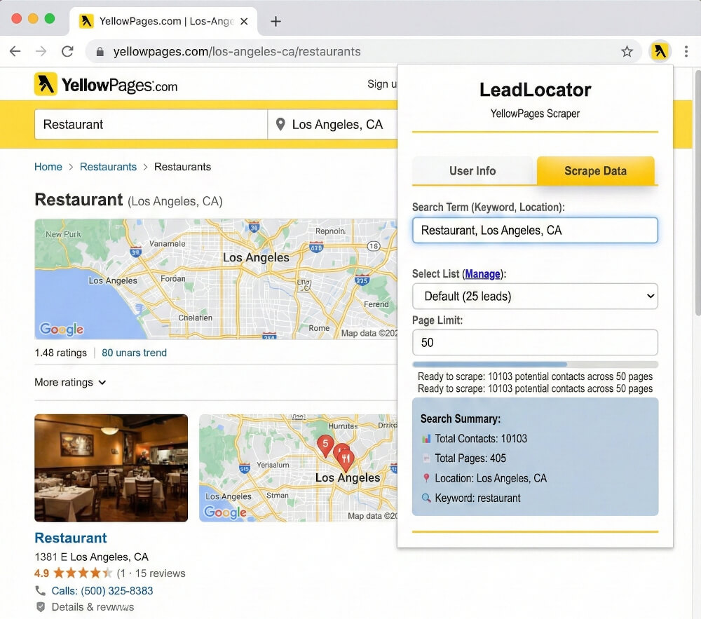 Instant Data Scraper Extension