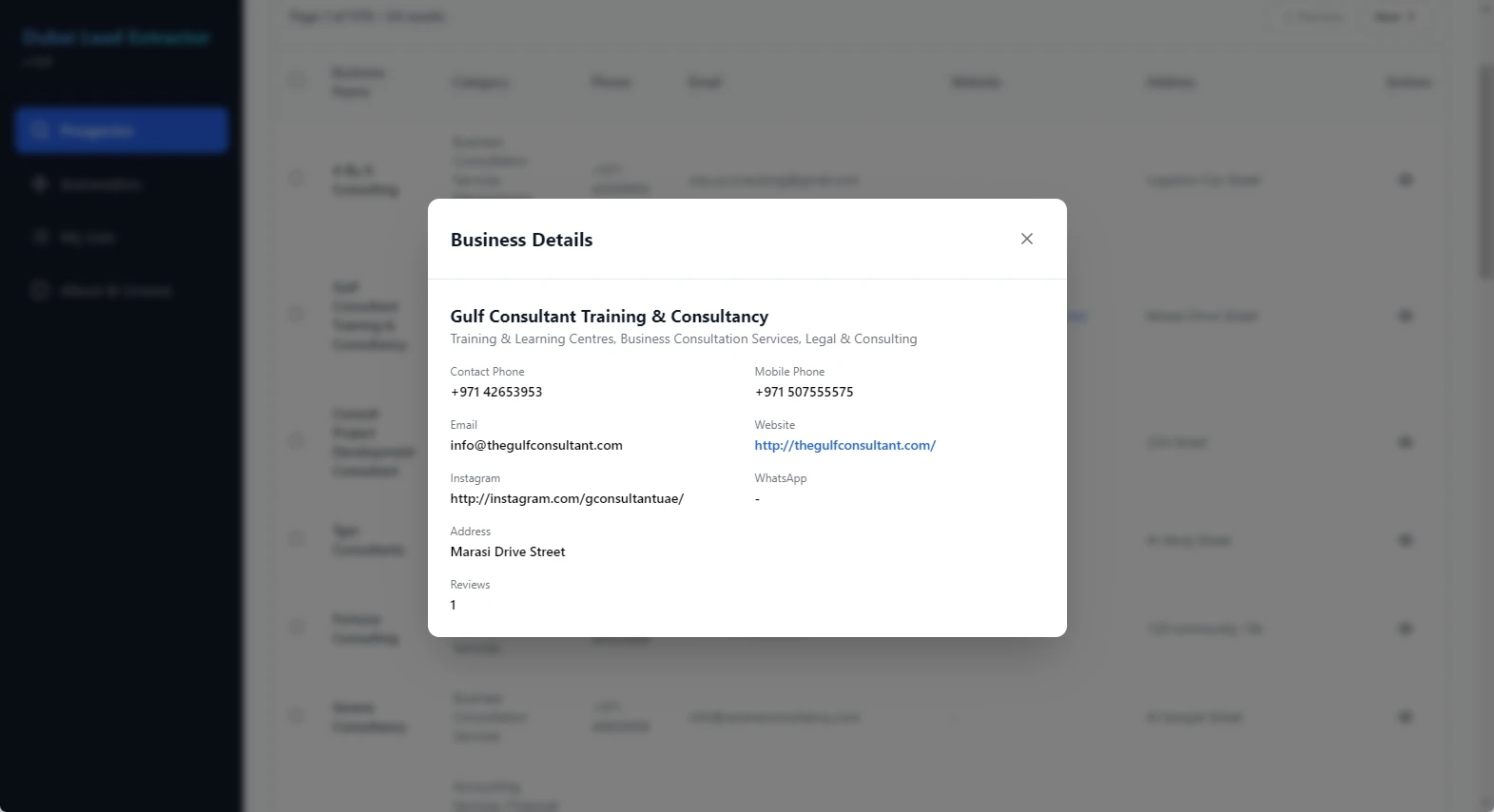 Extracting Leads