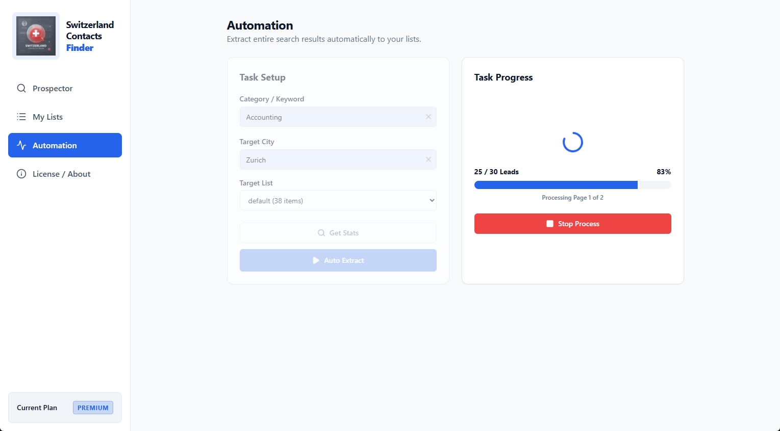 Automated Page Extraction