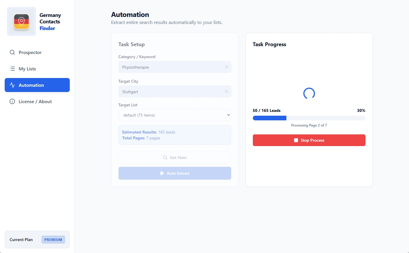 Automated Page Extraction