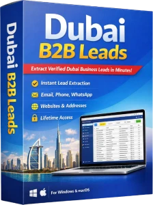 Dubai Lead Extractor Software Box
