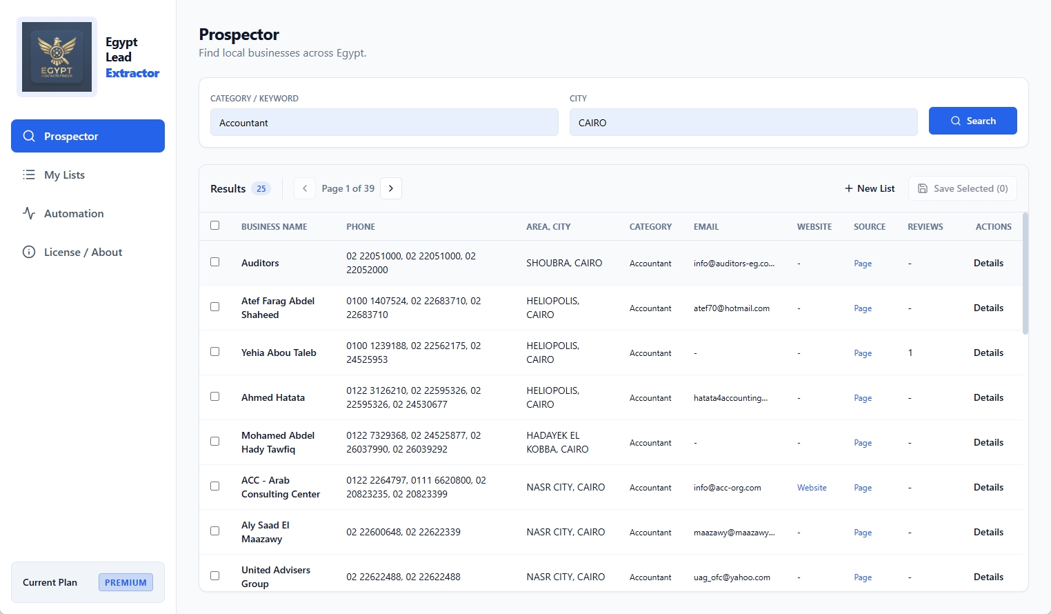 Smart Search Dashboard