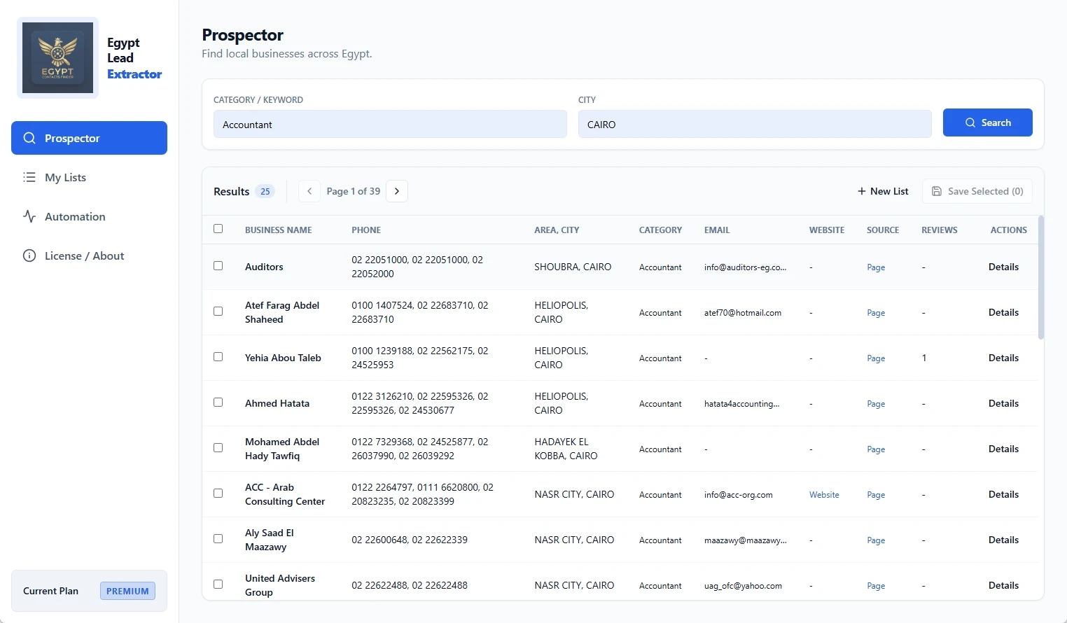 Smart Search Dashboard