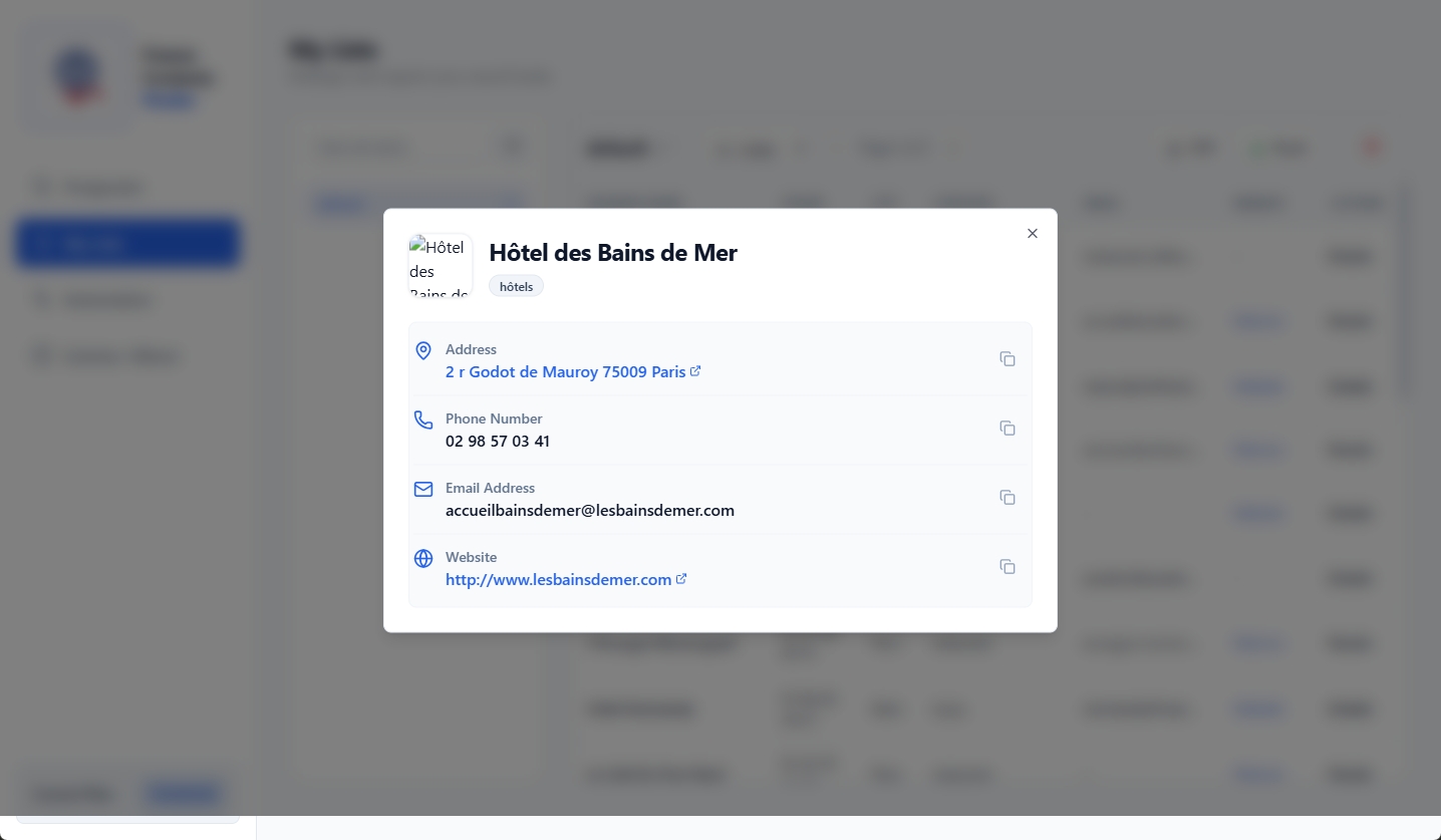 Excel Export Feature