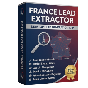 France Lead Extractor Software Box