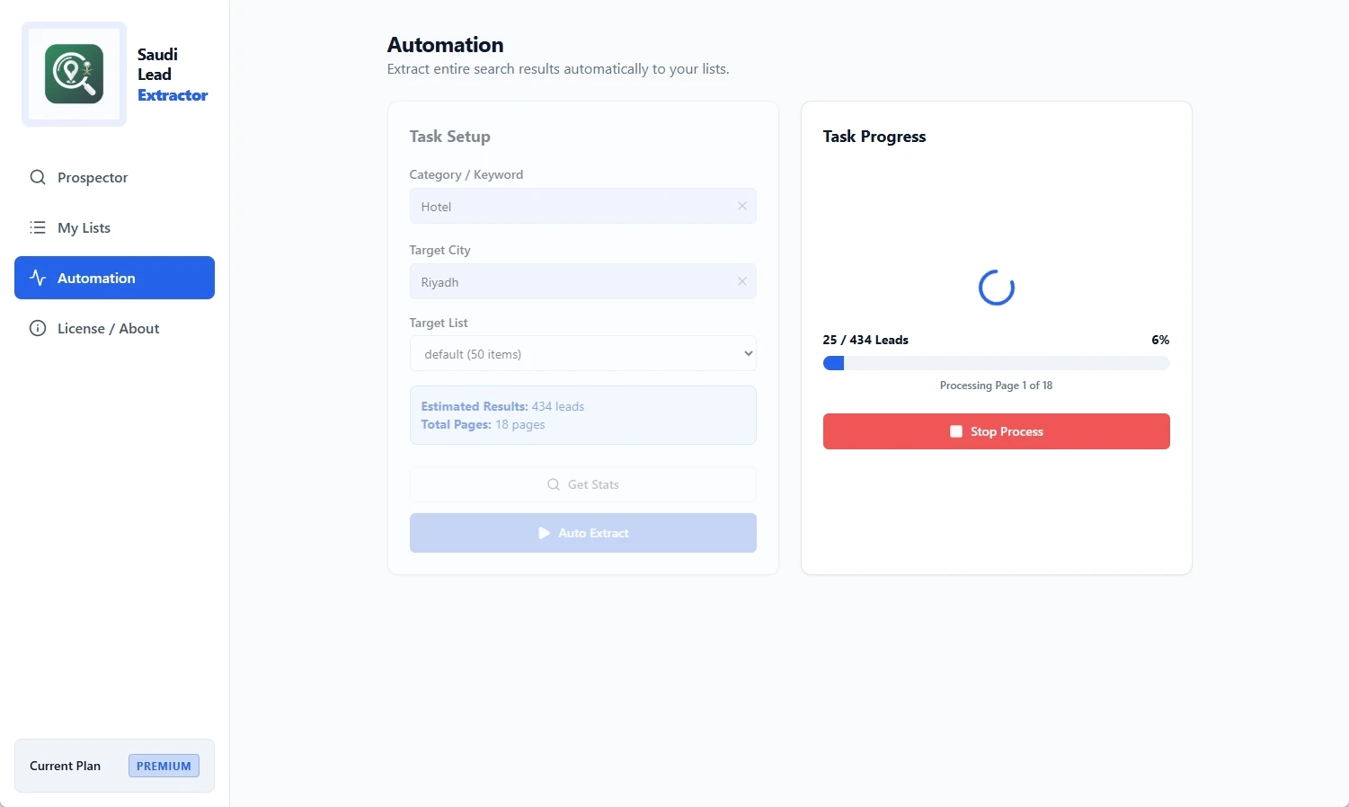 Automated Page Extraction