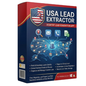 USA Lead Extractor Software Box